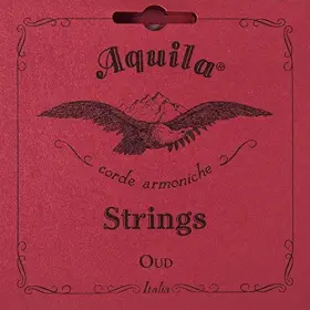 Aquila 052405535573 Oud Strings Iraqi Tuning 11 String S Model 610 Red - Tune