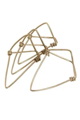 Banjira 844731046803 Metal Mizrabs 4-pack