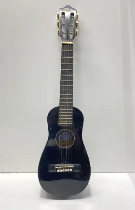 Carlo Robelli Cuk050bk Black Gloss Six String Ukulele Fair Finish Instrument