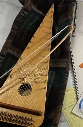 99115 DAVE LUCAS Appalachian Bowed Psaltery Strings Bow Bag #2