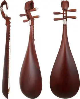 8411R FLEOR Pipa Rosewood Material Lute Musical #3