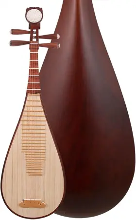 Fleor 8411r Pipa The Rosewood Material Chinese Lute Musical Instrument