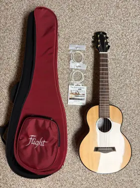Flight 831120911573 Gut850 Guitarlele Mahogany 6-string Ukulele