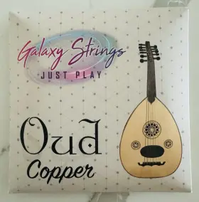 Galaxy Strings 746092222639 Copper Oud Set Arabic Cftcft Tuning 11 Strings