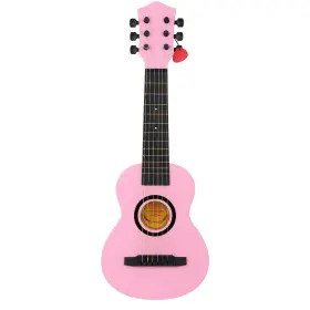 Liberty Imports 817210029192 23 Inch Acoustic Guitar Kids 6 String Toy - Realistic Miniature Pink