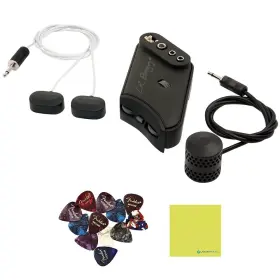 Liquid Audio 12picks Lr Baggs Hifi Duet High-fidelity Pickup And Microphone Mixing System Bundle