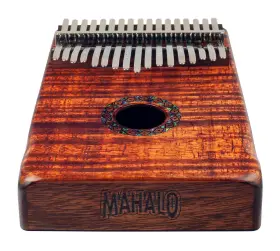 Mahalo Ukuleles Mka17ka-u Mka17ka Kalimba. Flame Koa