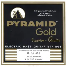 Pyramid 640/5b Gold Bass Flatwound Long Scale 5-string 45-126