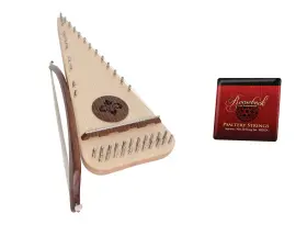 Psrsrr ROOSEBECK Soprano Round Psaltery Right Strings