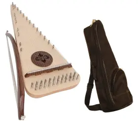 Psrsrr ROOSEBECK Soprano Round Psaltery Right Bag