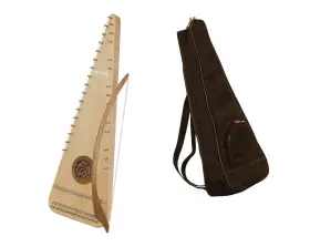 Psrarl ROOSEBECK Alto Rounded Psaltery Bow Left Deluxe Bag