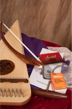 Psrarr ROOSEBECK Psaltery Right Rounded Alto Bow #2