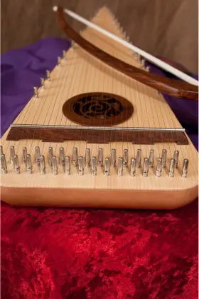Psrarr ROOSEBECK Psaltery Right Rounded Alto Bow #3