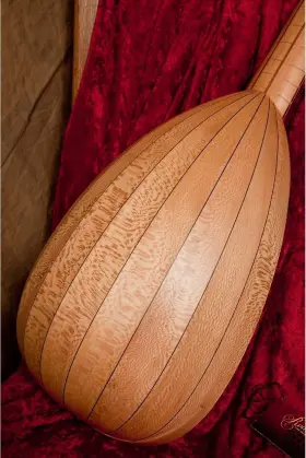 LTD7L ROOSEBECK Descant Lute Lacewood #2