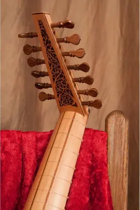 LTD7L ROOSEBECK Descant Lute Lacewood #3