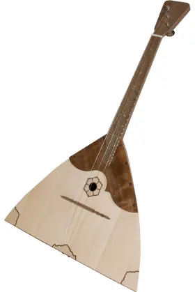 Roosebeck 844731057915 Deluxe Prima Balalaika Walnut With Stave Body