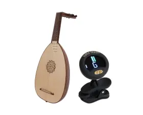 Roosebeck Lt7drsn-st-8 7-course Deluxe Lute With Gig Bag Snark Clip-on Tuner