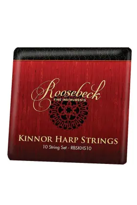 RBSKHS10 ROOSEBECK Kinnor Harp Set