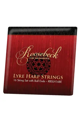 RBSLH16BE ROOSEBECK Lyre Harp Set Ball End