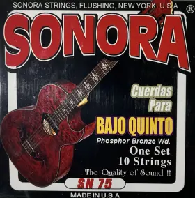 Sonora Sn75 Juego De Cuerdas Para Bajo Quinto. Strings For Quinto Guitar