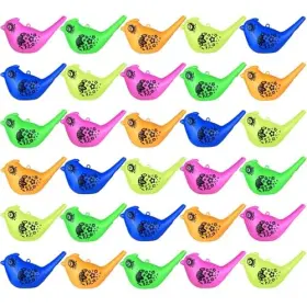 Xipegpa 759142202284 30pcs Colorful Bird Water Whistle Toys And Musical Instrument Are