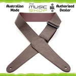 Australian Made Dsl 2.5" Brown Leather Guitar Strap With Slider - Dcm25-brown. Fixed Price $50.26.