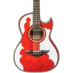 H. Jimenez Lbq4e El Patron Acoustic-electric Bajo Quinto Transparent Red. Fixed Price $929.00.