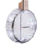 Gold Tone Light-up Little Gem Concert Banjolele, Diamond. Fixed Price $239.99.