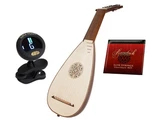 Roosebeck 8-course Travel Lute + Extra String Set Clip-on Tuner. Fixed Price $619.99.