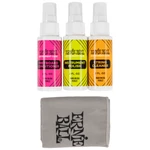Ernie Ball Instrument Care 3-pack With Microfiber Polish Cloth, P04225. Fixed Price $19.99.