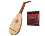 Roosebeck 7-course Travel Lute, Sheesham W/ Gig Bag + String Set. Fixed Price $569.99.