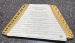 Wooden Zither, Song Sheets By Small World Toys Lap Harp Euc W/music. Fixed Price $12.99.