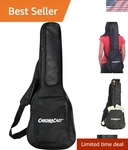 Adjustable Shoulder Strap Soprano Ukulele Gig Bag - Dual Compartment Convenience. Fixed Price $37.99.