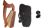 Roosebeck Lily Harp 8-string - Knotwork Design + Gig Bag Tuner. Fixed Price $139.99.