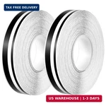 Ymapinc 2 Rolls 32ft Black Automotive Pinstriping Tape - Waterproof Pin Stripe T. Fixed Price $14.42.