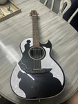 H. Jimenez Lbq4ebt 12-string Acoustic-electric Dreadnought Black. Fixed Price $700.00.