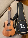 Donner Duc-1 23" Concert Ukulele & Gig Bag- Strap - Xtra Strings Tuner. Fixed Price $39.95.
