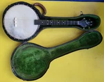 Vintage Gibson 1923 Tb Serial # 11091 A-33 Ball Bearing 10 1/2" Tenor Banjo. Fixed Price $950.00.