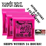 ** 3 Sets! Ernie Ball Super Slinky Electric Guitar Strings 2223. Fixed Price $17.98.
