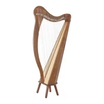 Roosebeck Minstrel Harp 29-string, Chelby Levers Sheesham 5 Panel With Pedestal. Fixed Price $952.50.