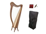 Roosebeck 29-string Minstrel Pedestal Harp W/chelby Levers & Bag, 5 Panel. Fixed Price $929.99.