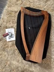 Roosebeck Heather Harp 22-string Chelby Levers, Sheesham Thistle. Fixed Price $499.00.