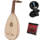 Roosebeck Descant 7-course Lacewood Lute + String Set Tuner. Fixed Price $679.99.