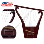 King David 10 String Lyre Harp Meggido Hancrafted Rosewood With Bag & Key. Fixed Price $245.99.