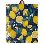 Someklly Lemon Throw Blanket Soft Cozy Lightweight Flannel Blankets With Flor.... Fixed Price $39.53.